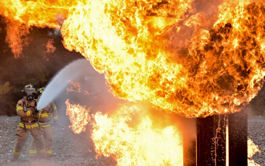 Is a log home a fire risk?